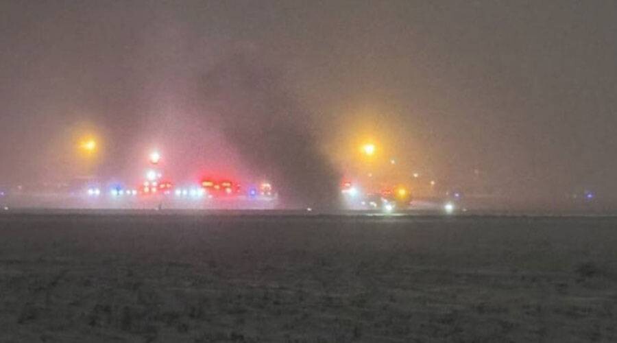 Private plane crashes during takeoff in USA