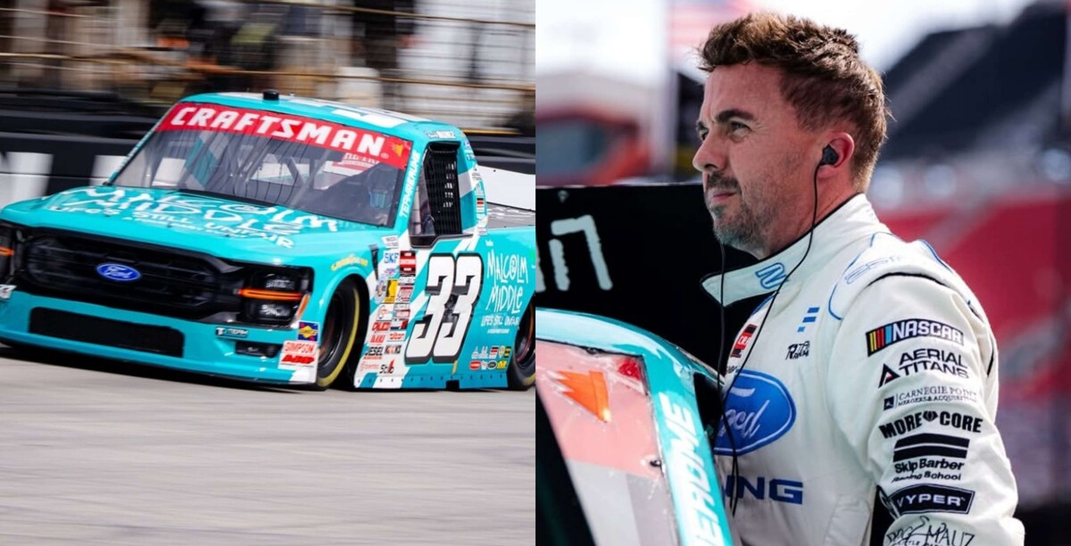 Actor Frankie Muniz in NASCAR Crash