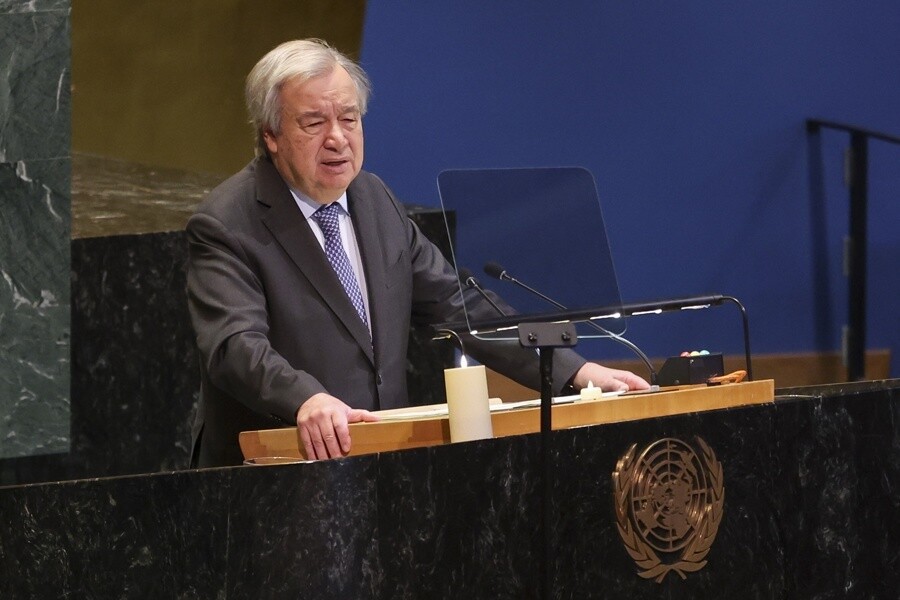 Guterres Predicts 2026 'Chaos' and Says 'Only UN Can Authorize Use of Force'