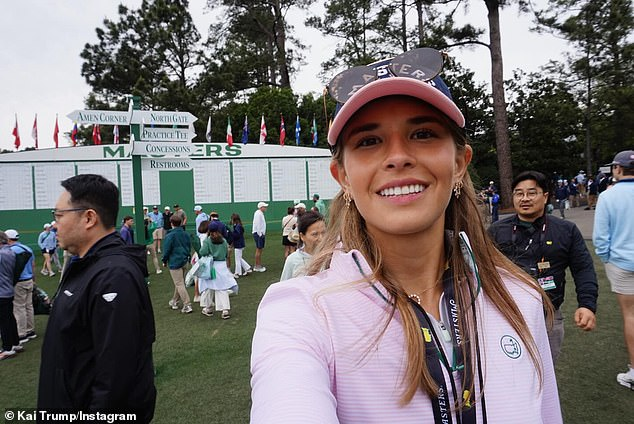 Trump's Granddaughter Accused of Breaking Augusta Masters Rules
