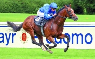 Nishens Pride и Silver Note соревнуются в забеге Man O' War Stakes