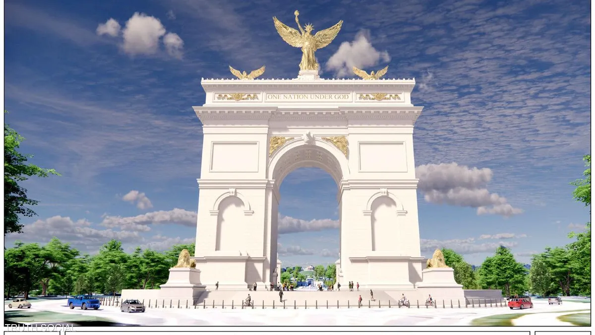 Trump Unveils Plans for Washington D.C. Victory Arch