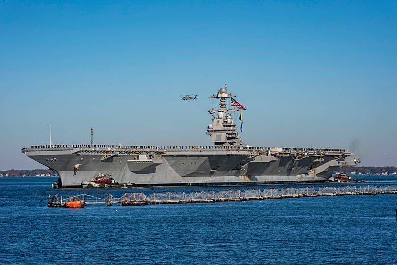 EE. UU. despliega el portaaviones USS Gerald R. Ford en Oriente Medio