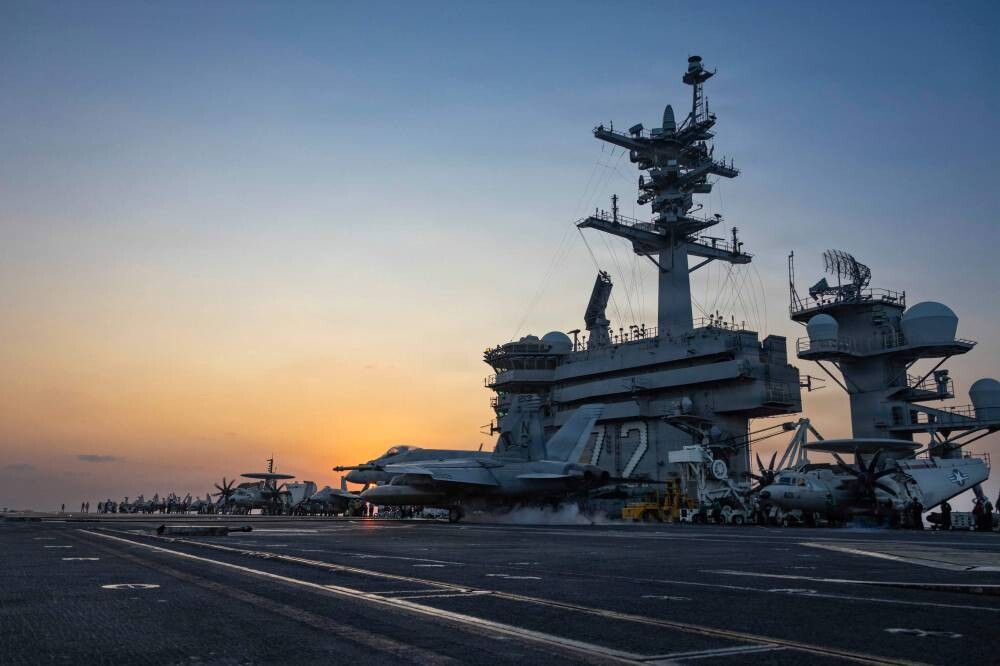 US Carrier Not Hit by Iranian Drones