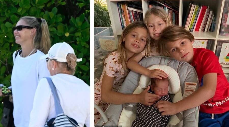 Anna Kournikova presume de gran figura tras dar a luz