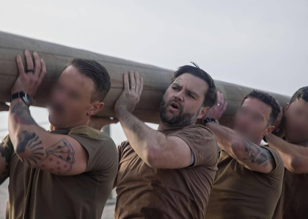 U.S. Vice President Shares Photos of Physical Training