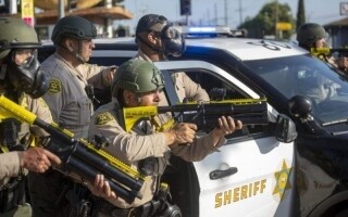 Los Angeles Police Shoot Man Harming Himself