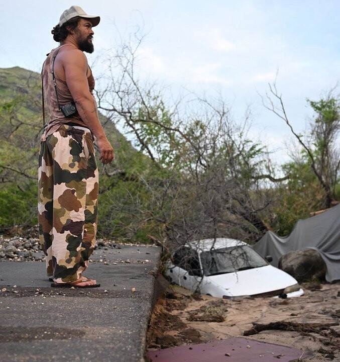 Jason Momoa Helps Hawaii After Devastating Floods
