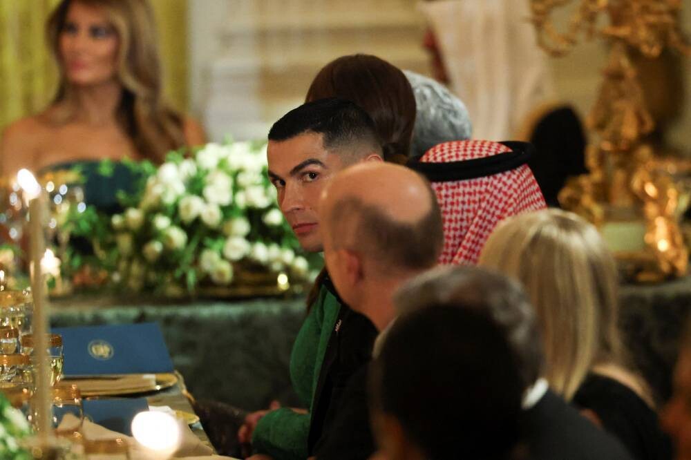 Cristiano Ronaldo Attends Presidential Dinner in Washington