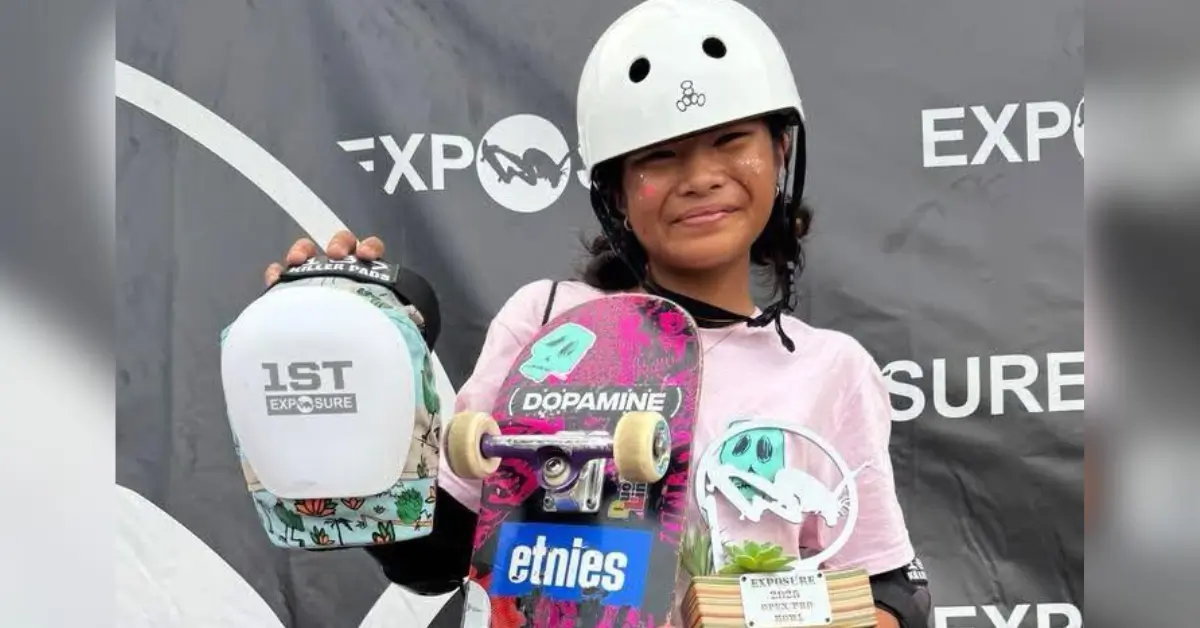 Filipina Skateboarding Prodigy Wins Prestigious Tournament in USA