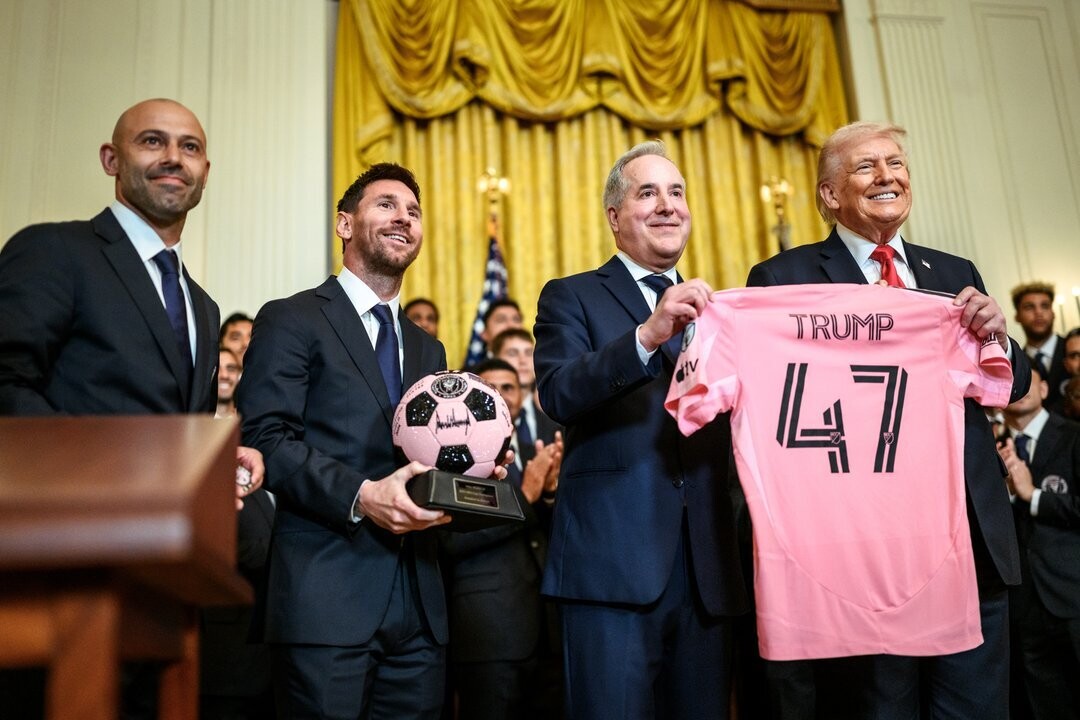 Messi Meets Trump at the White House