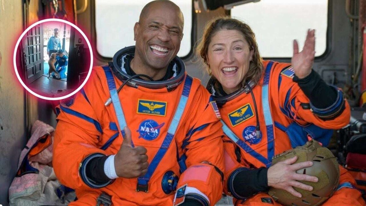 Astronaut Christina Koch Reunites with Her Dog After Moon Mission
