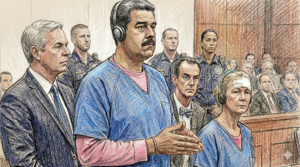 AI在法庭上创建马杜罗的逼真图像