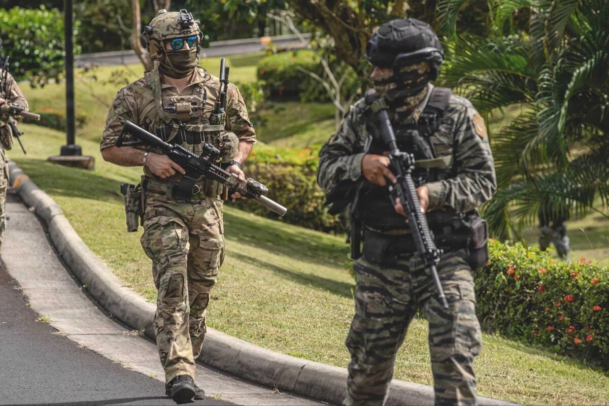 U.S. Navy SEALs and Panamanian Special Forces Carry Out Operation at U.S. Embassy