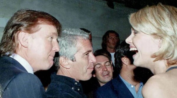 Democrats Publish Photos of Trump at Epstein's Mansion