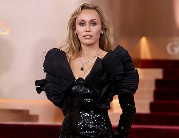 Miley Cyrus at the 2026 Golden Globes