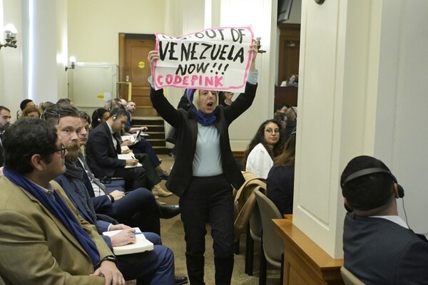 Woman Interrupts OAS Session, Accusing US of Imperialism