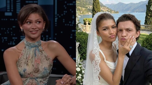 Zendaya Jokes About Fake Wedding Photos with Tom Holland