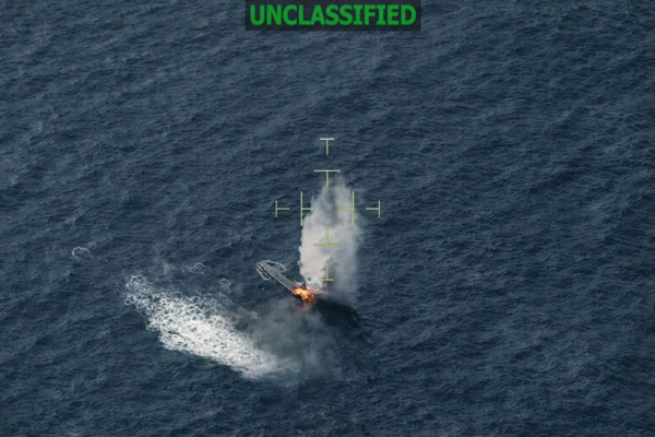 USA destroys drug trafficking boat in the Pacific