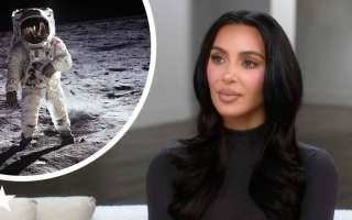Kim Kardashian Claims She Doesn't Believe in the Moon Landing