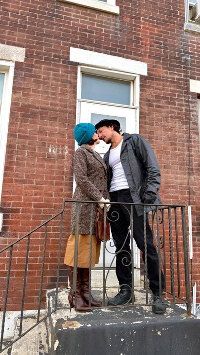 Nico Vázquez Films Promos for "Rocky 2" in Philadelphia