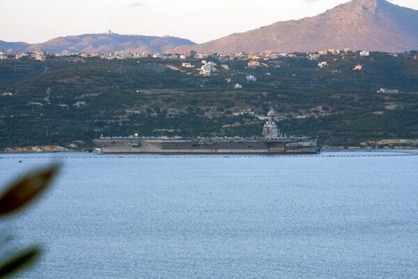 U.S. Aircraft Carrier Arrives Off Israeli Coast