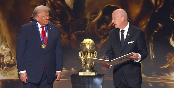 US President Donald Trump Receives FIFA Peace Award
