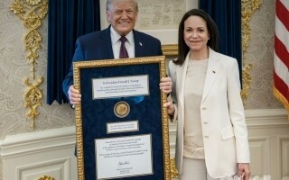 特朗普将保留委内瑞拉反对派授予的诺贝尔和平奖