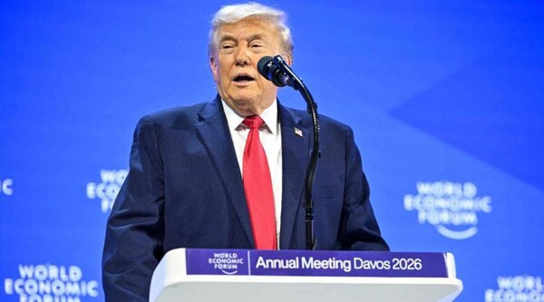Trump presenta sus logros económicos en el Foro de Davos