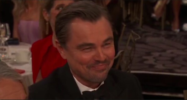 莱昂纳多·迪卡普里奥对妮基·格拉泽玩笑的尴尬反应