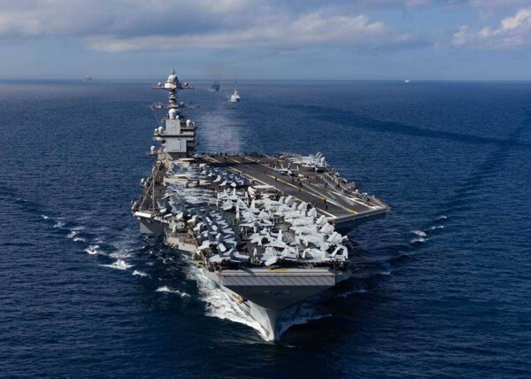 Two sailors injured on U.S. aircraft carrier