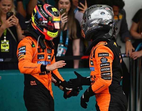 McLaren доминирует на Гран-при Майами с победой Пиастри