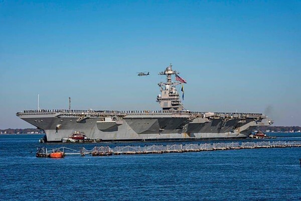EE. UU. despliega el portaaviones USS Gerald R. Ford en Oriente Medio