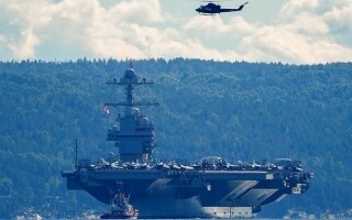 Arrival of USS Gerald R. Ford near Venezuelan Coast