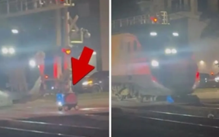 优食外卖机器人在迈阿密被火车摧毁