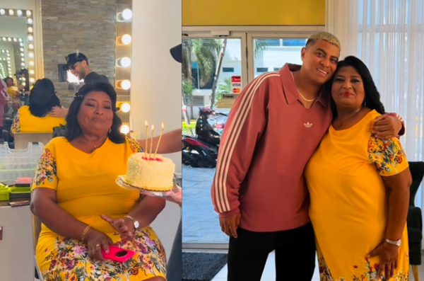 La Ministra hace fiesta para su madre con el premio