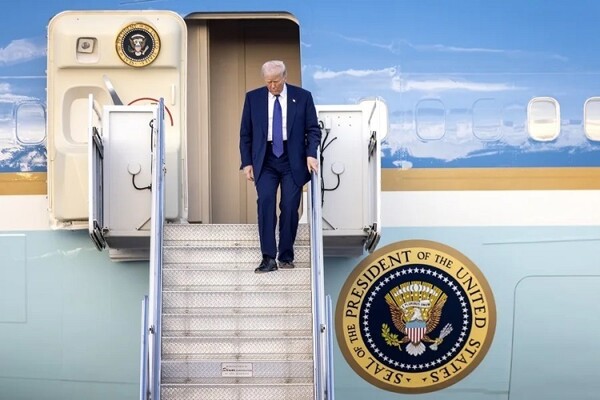 Air Force One Gets a Unique Touch with Donald Trump's Favorite Colors