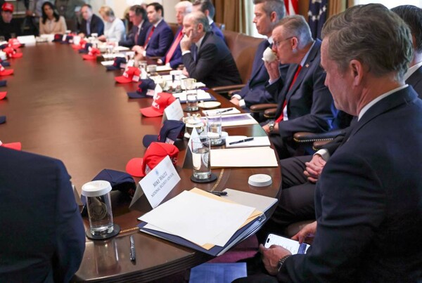 National Security Advisor Mike Waltz Observed in White House Meeting