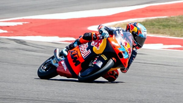 Argentine Perrone Finishes Third in US Moto3 GP Qualifying