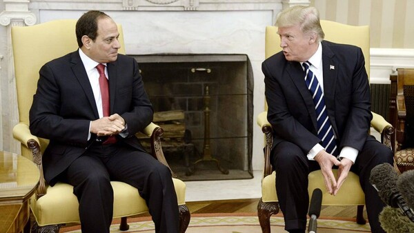 特朗普表示美国准备好与埃及合作